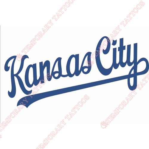 Kansas City Royals Customize Temporary Tattoos Stickers NO.1624